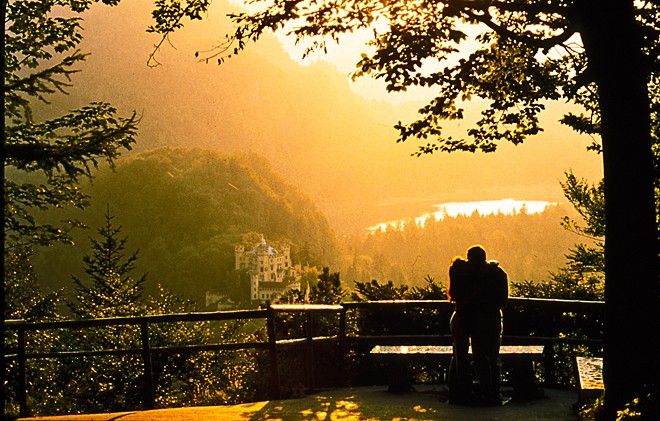 Lovers at Neuschwanstein Castle, Bavaria