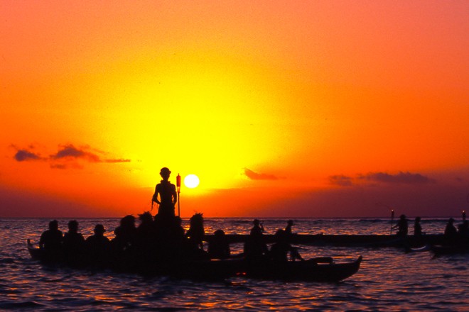 International Festival of Canoes, Lahaina, for Sunset Magazine
